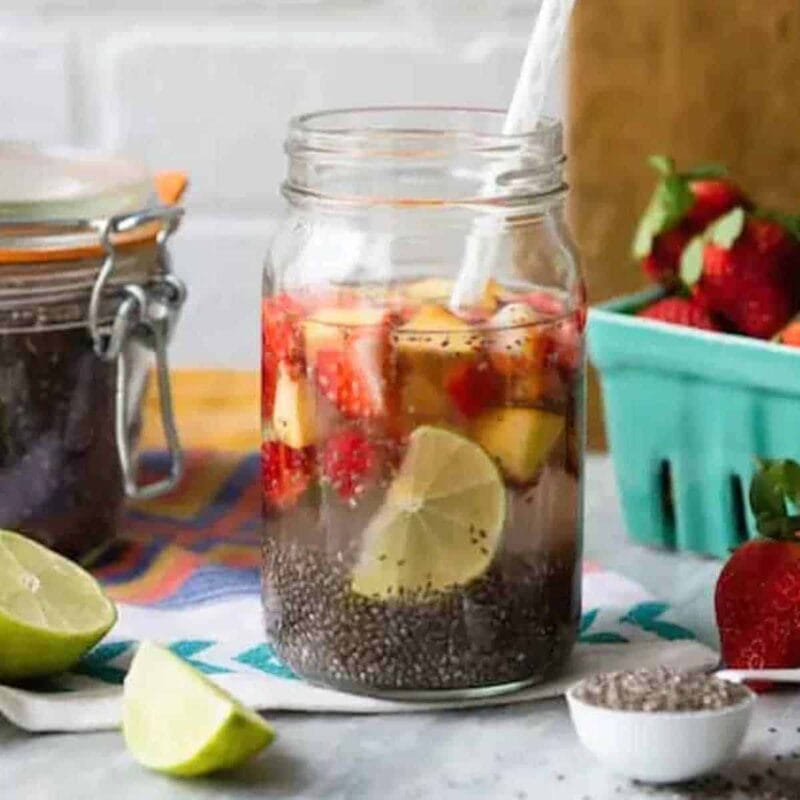 DIY chia fresca drink recipe