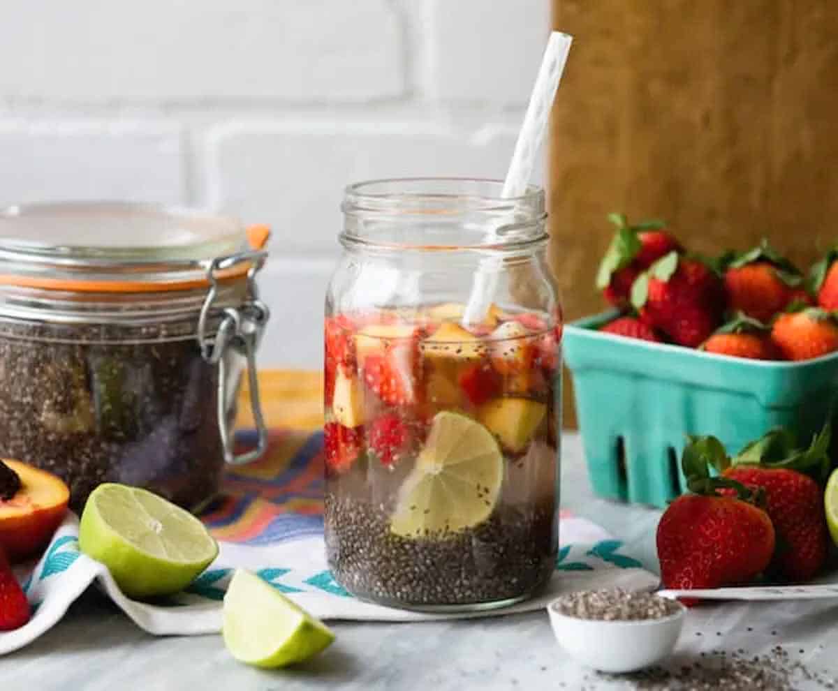 DIY chia fresca drink recipe