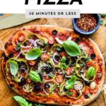 Classic Vegan Pizza Recipe for Pinterest - Simple Green Smoothies