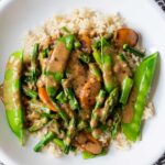 Daniel Fast recipes and meal plan with vegetable stir fry.