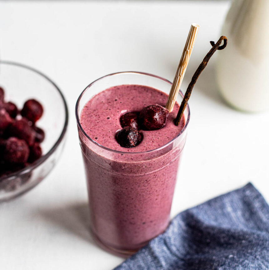 Cherry Vanilla Diabetes Smoothie Simple Green Smoothies