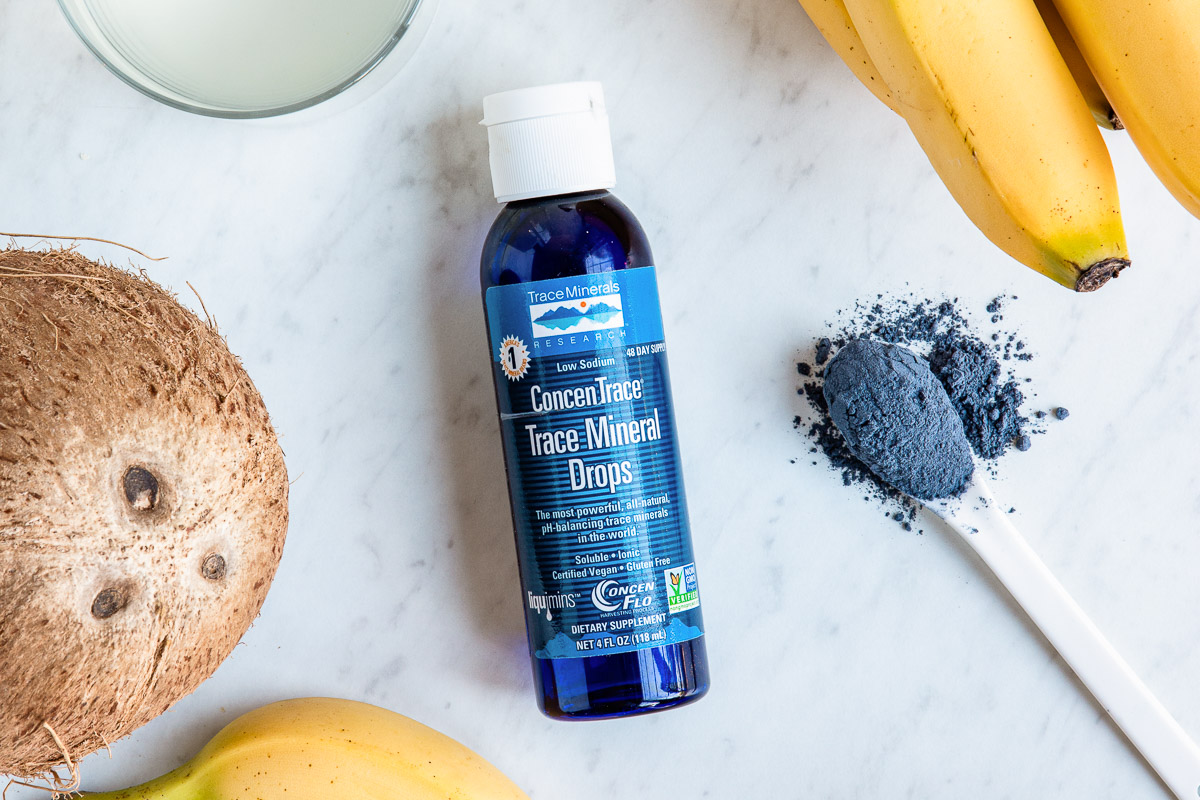 Trace Mineral Drops from ConcenTrace for DIY smoothie cubes