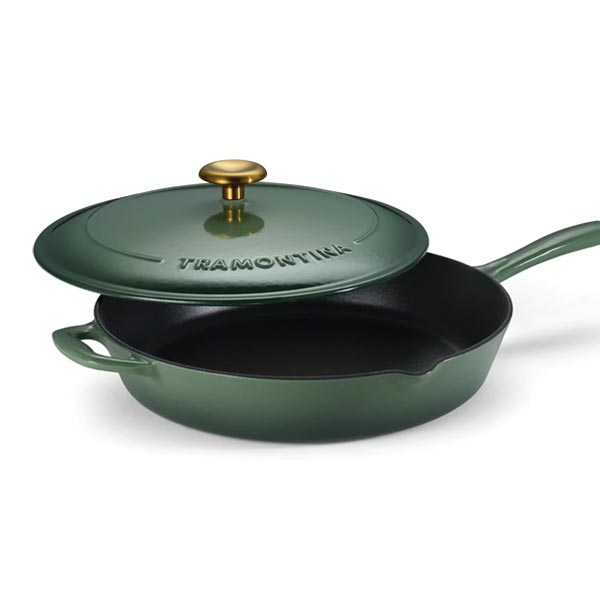 enameled cast iron skillet