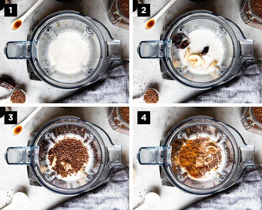 how to add flaxseed to smoothie