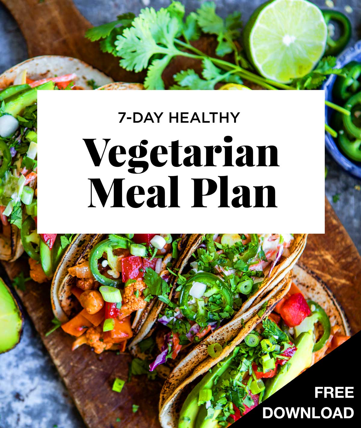 Weekly Vegetarian Meal Plans - She Likes Food