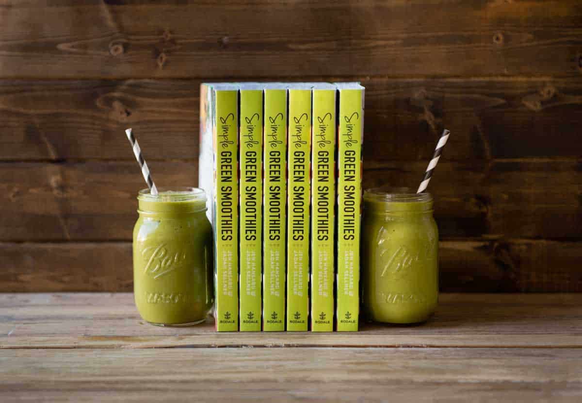 smoothie recipe books in a row