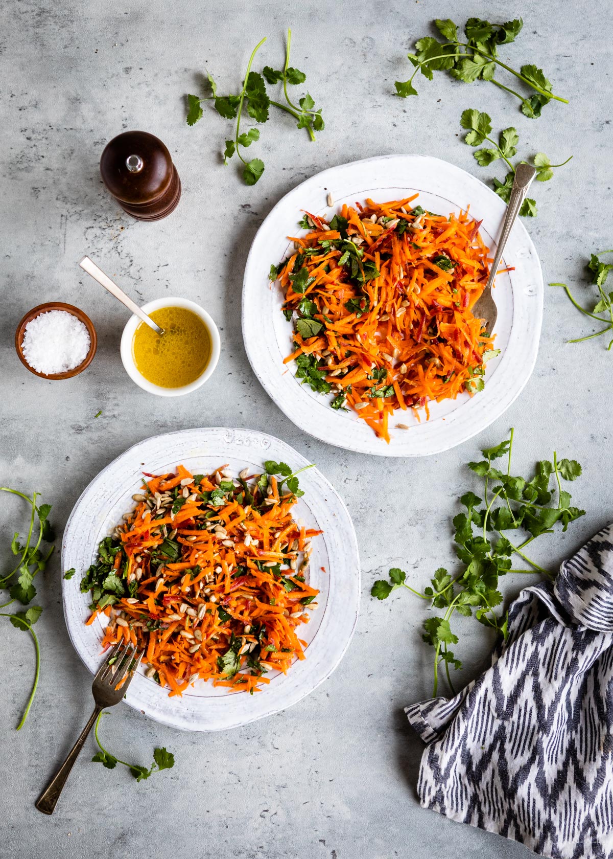 easy grated carrot salad