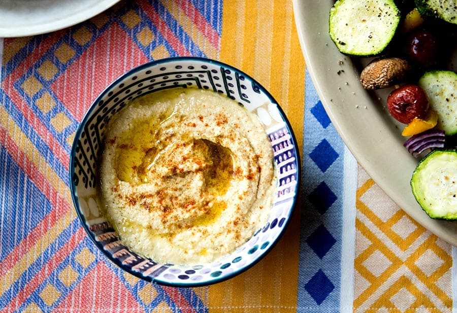 healthy hummus recipe for snacking