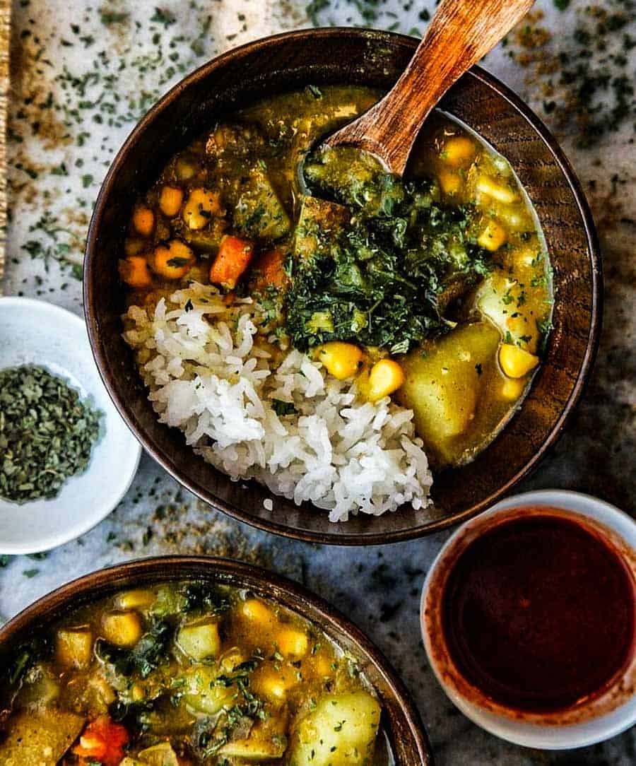 Vegan curry stew