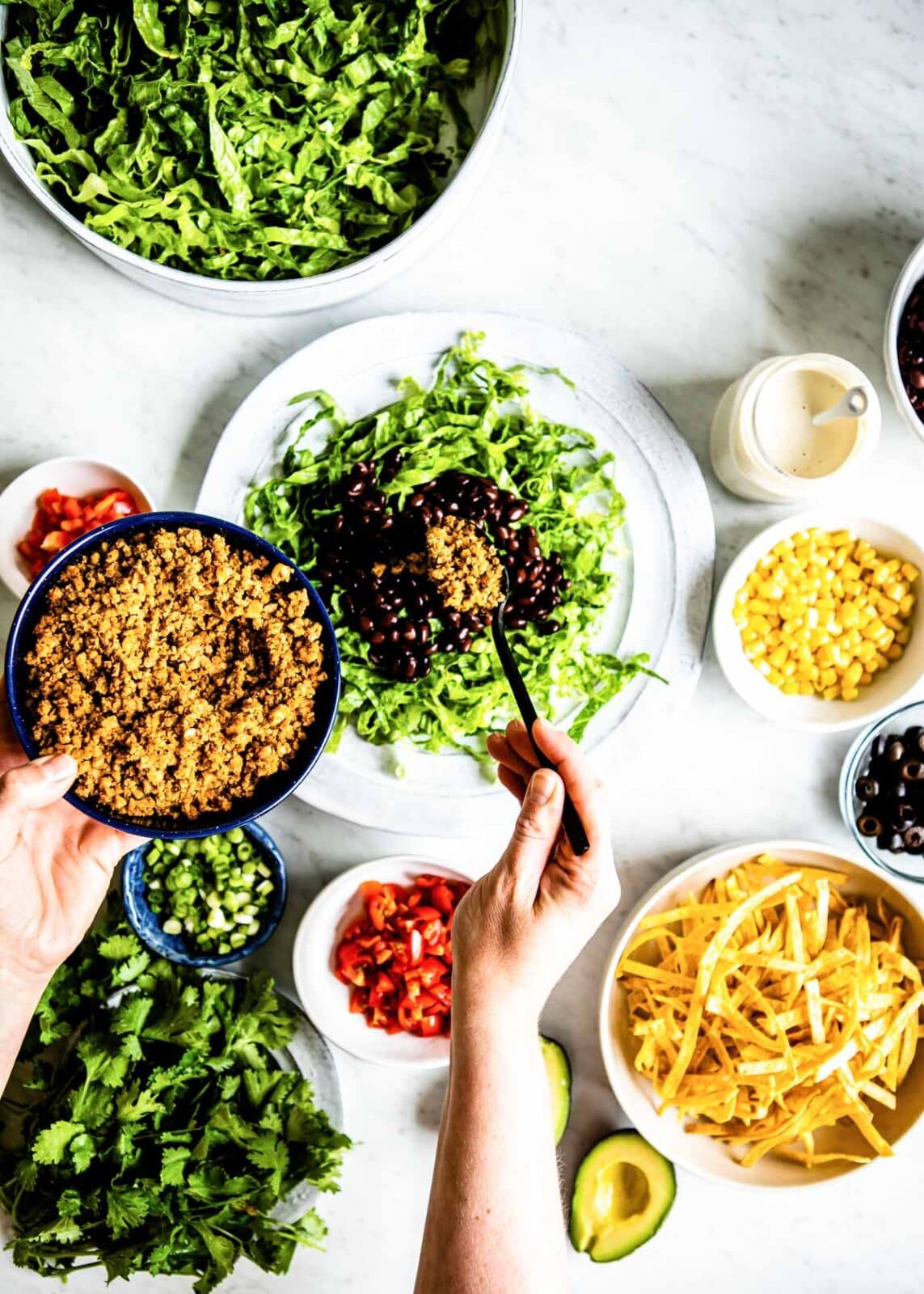 Easy Healthy Taco Salad Recipe | Plant-Based & Customizable