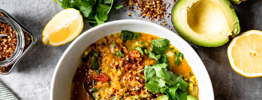 Hearty Red Lentil Soup - Simple Green Smoothies