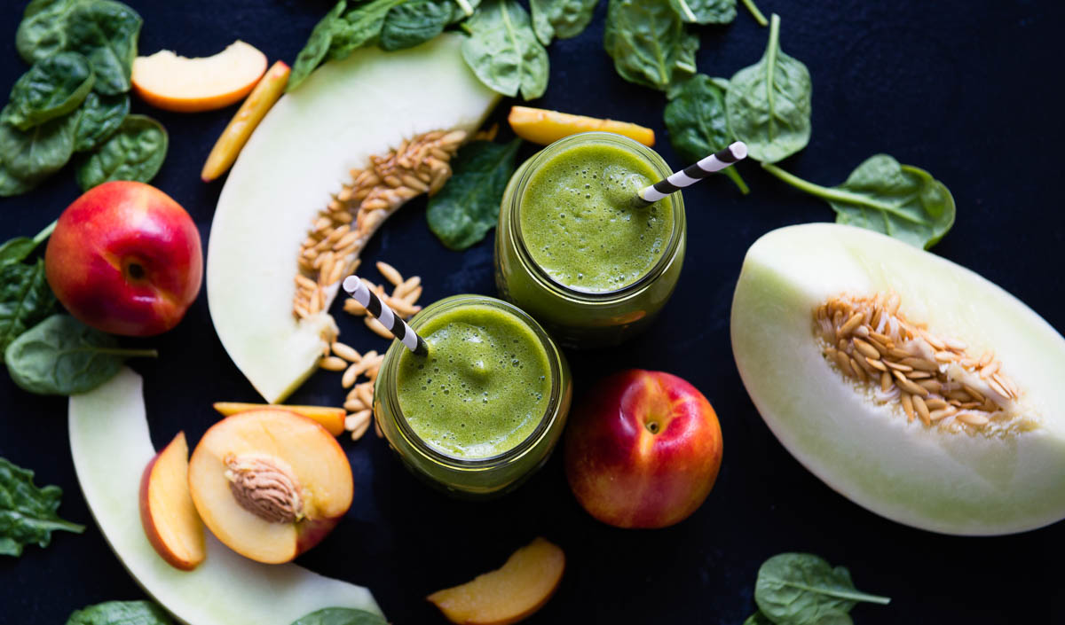 Kale Honey Dew Melon Smoothie [ V + GF + Paleo ]