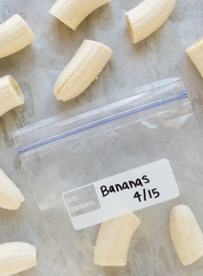 how to freeze bananas