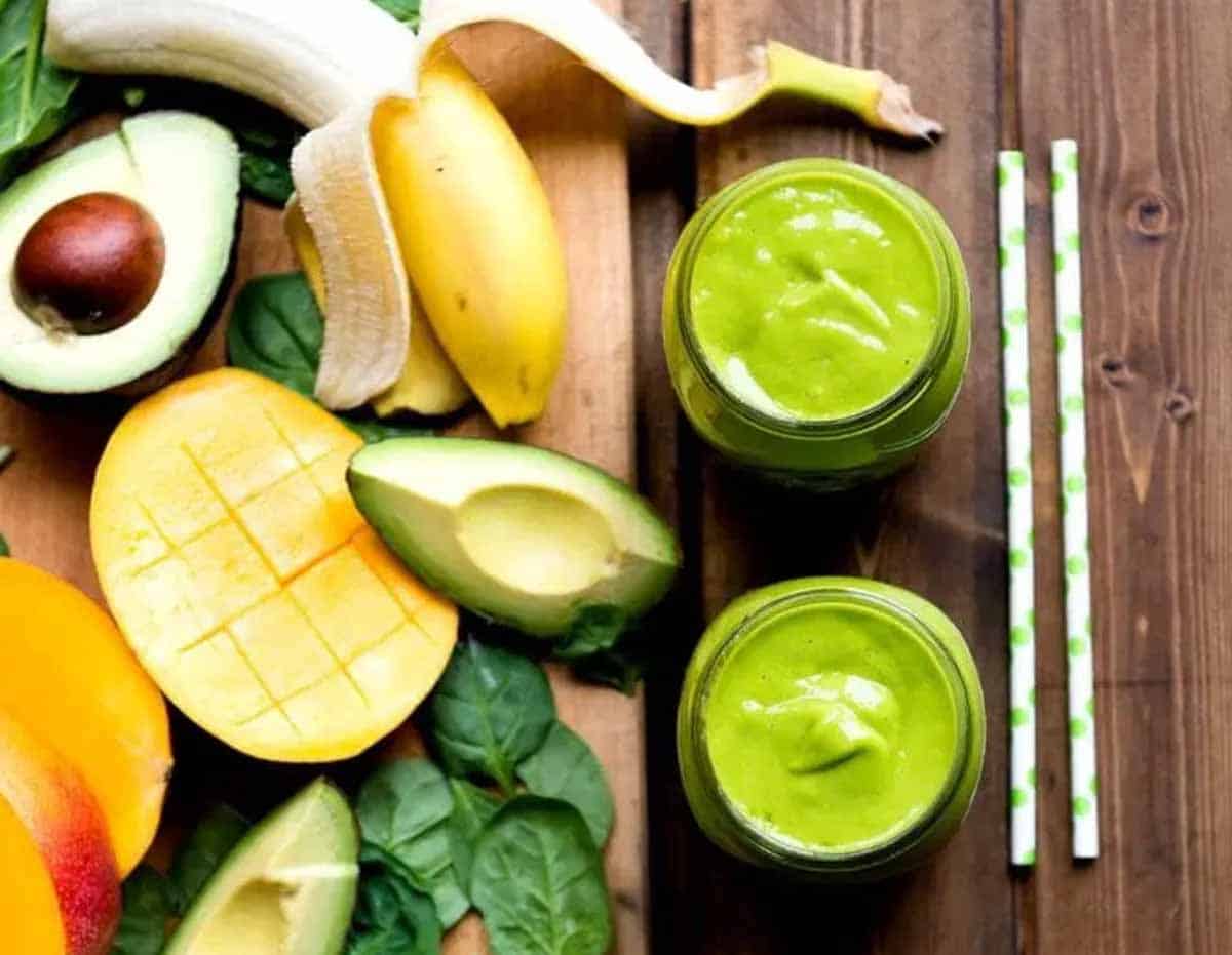 bananas and avocados make creamy smoothies