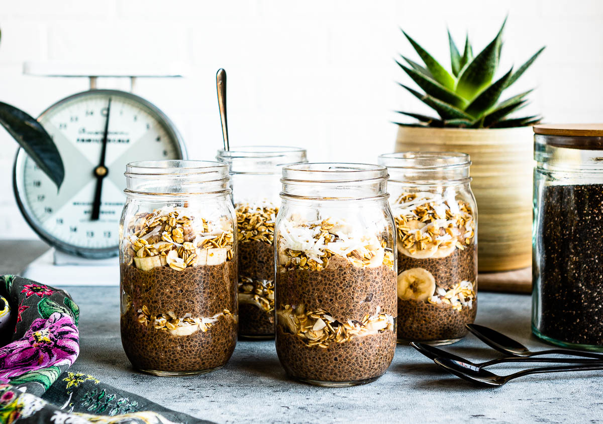 CHIA PUDDING MEAL PREP  how to freeze chia pudding for batch