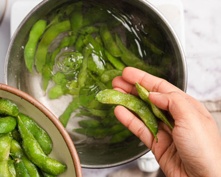 How to Make Edamame Super simple + rewarding snack recipe