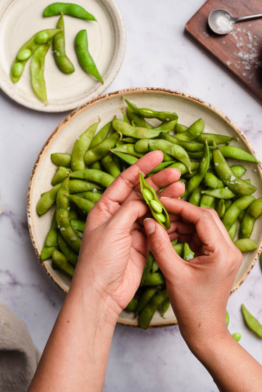 How to Make Edamame Super simple + rewarding snack recipe