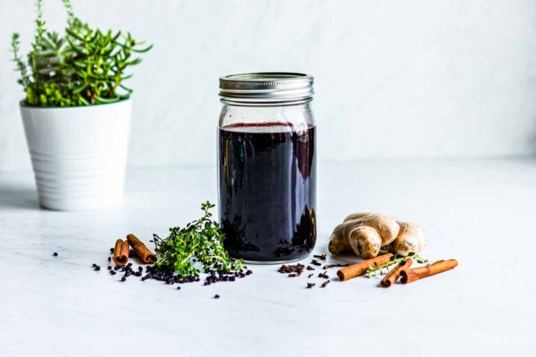 How to make Elderberry Syrup Simple Green Smoothies