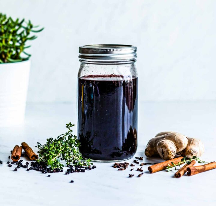 How to make Elderberry Syrup Simple Green Smoothies