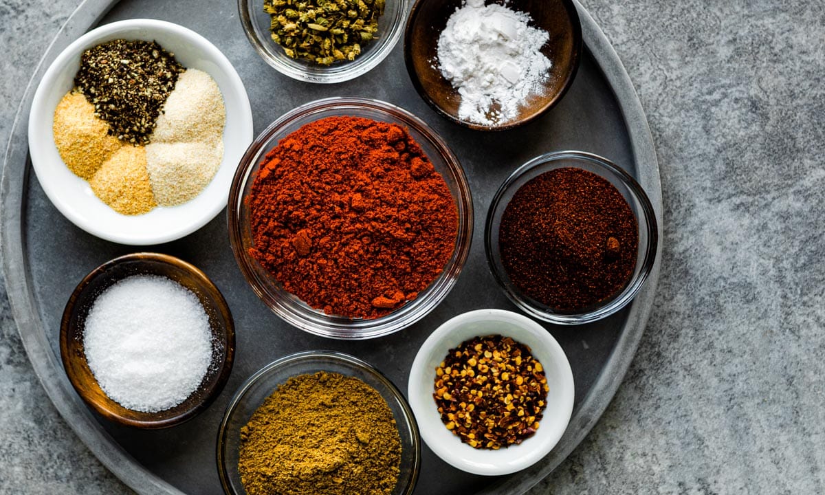 ingredients for a homemade spice blend