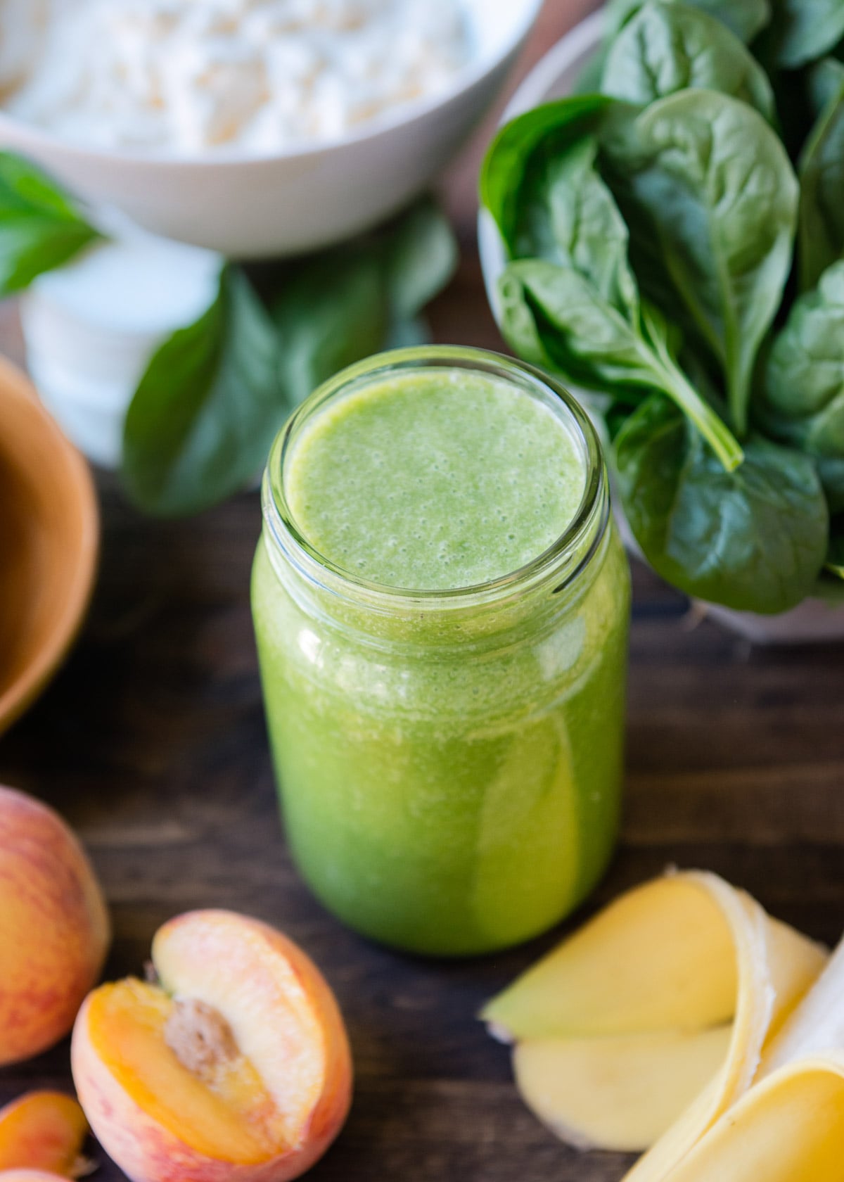 Kefir smoothie ready to enjoy