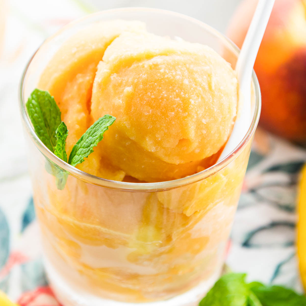 Refreshing Mango Sorbet without an Ice Cream Machine - My Food Story