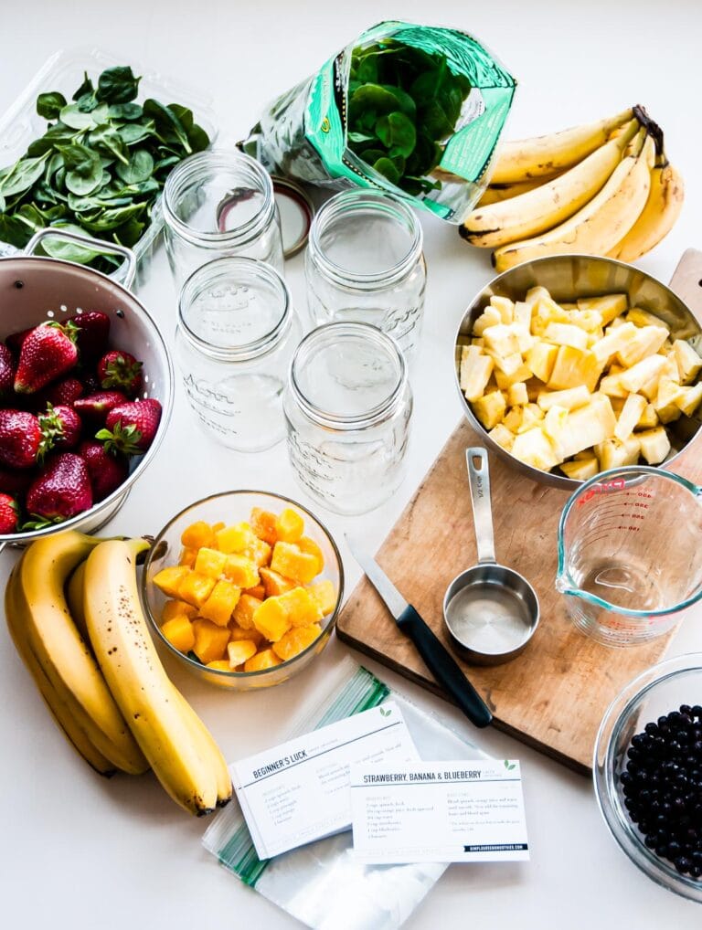 How to meal prep smoothies