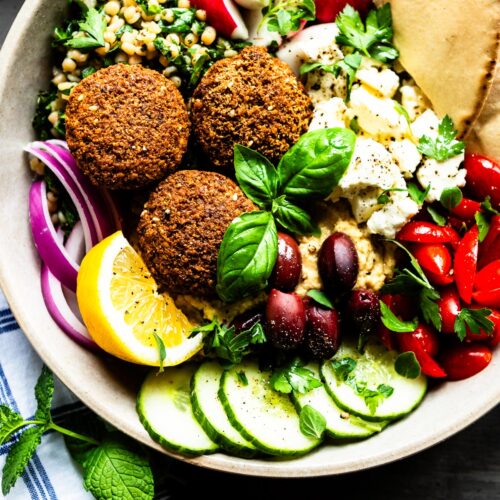 Mediterranean Falafel Bowl - High-Protein Lunch Recipe