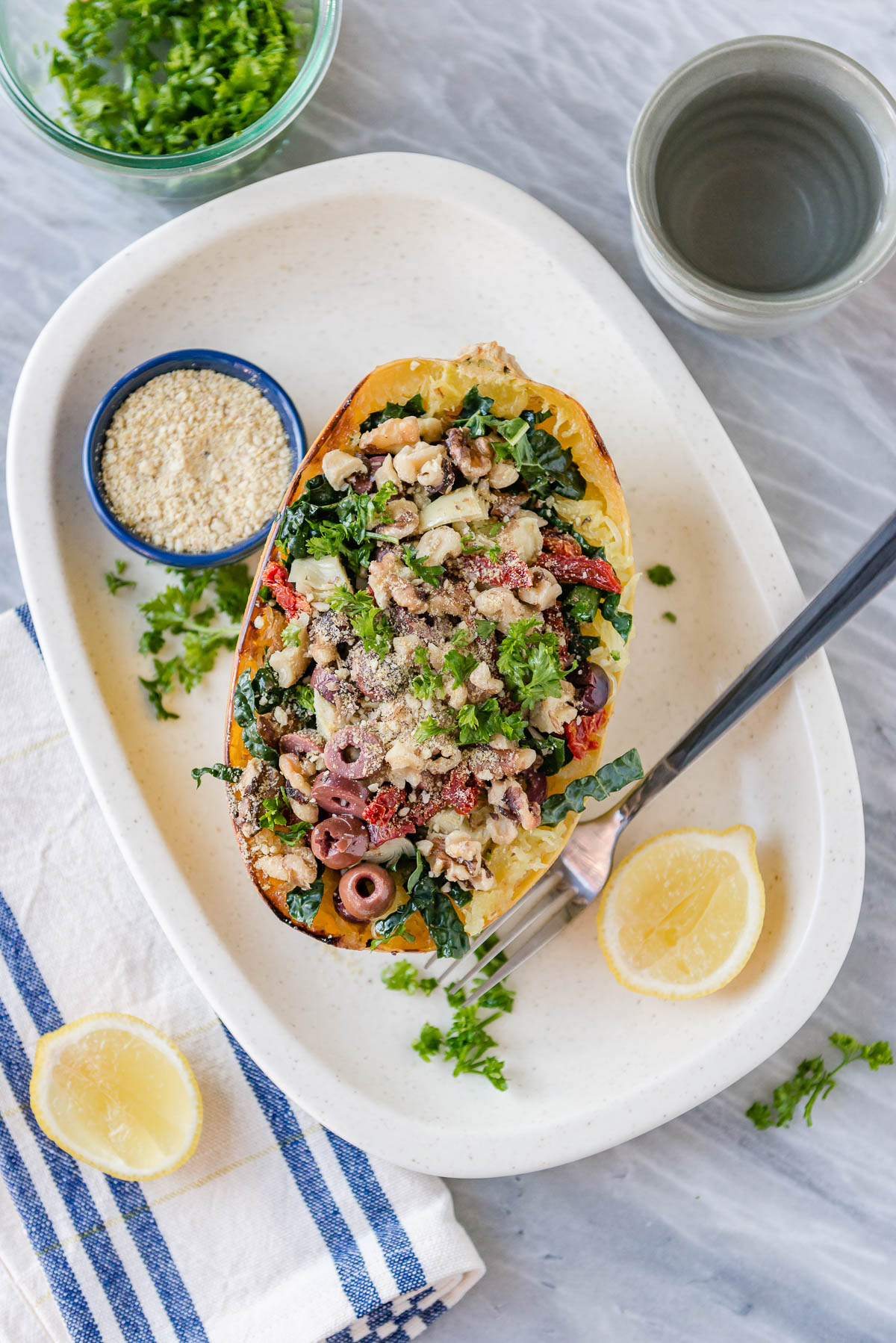 Mediterranean Vegan Meal Prep Bowls • Salt & Lavender