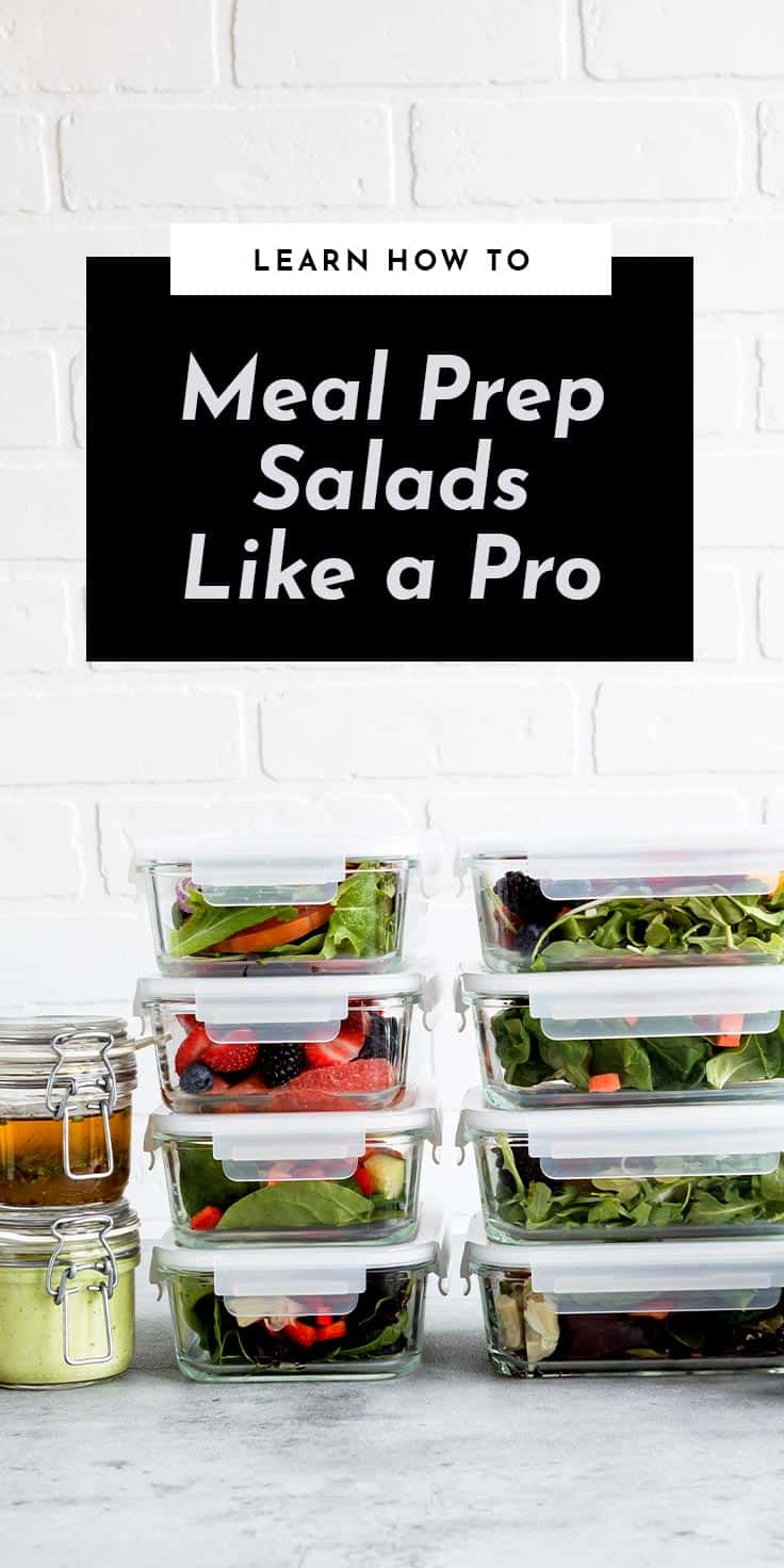 How to Meal Prep Salads - Best Containers, Recipes + Tips