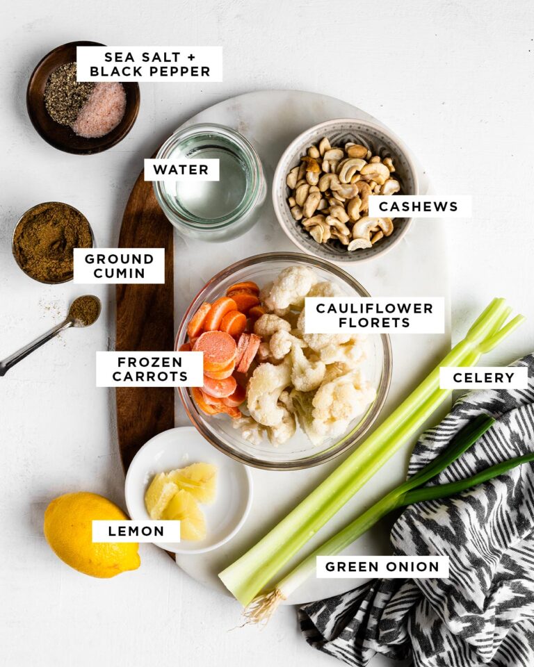 Savory Cauliflower Smoothie Simple Green Smoothies