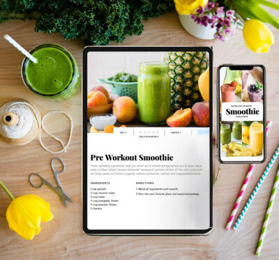 smoothie challenge eguide on ipad
