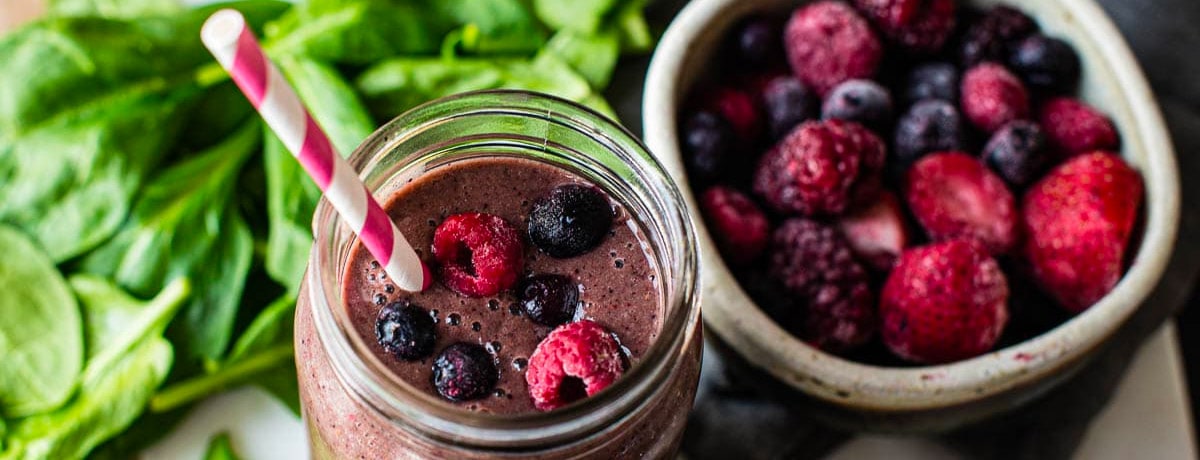 spinach berry smoothie