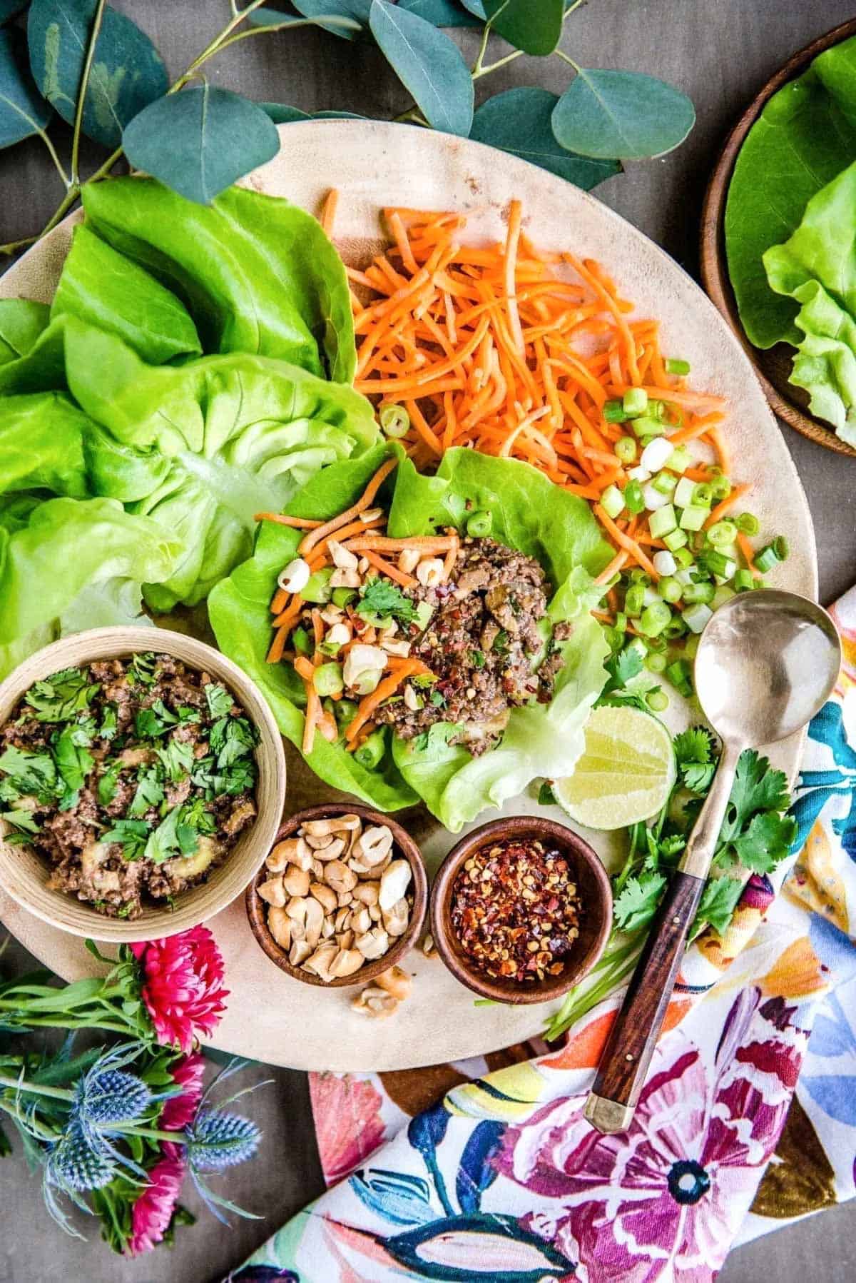 Thai Lettuce Wraps Better than Takeout, Delightfully Flavorful