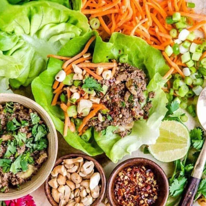Thai Lettuce Wraps - Simple Green Smoothies