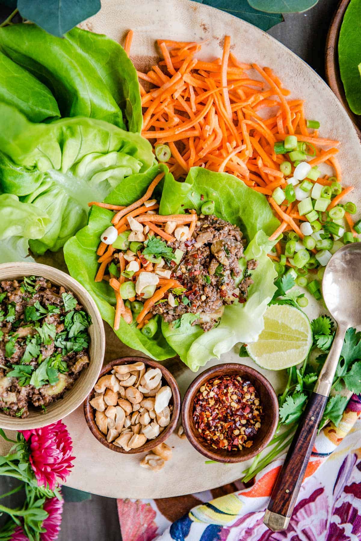 Thai Lettuce Wraps | Better than Takeout, Delightfully Flavorful