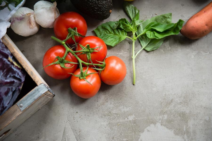 tomatoes in a snack