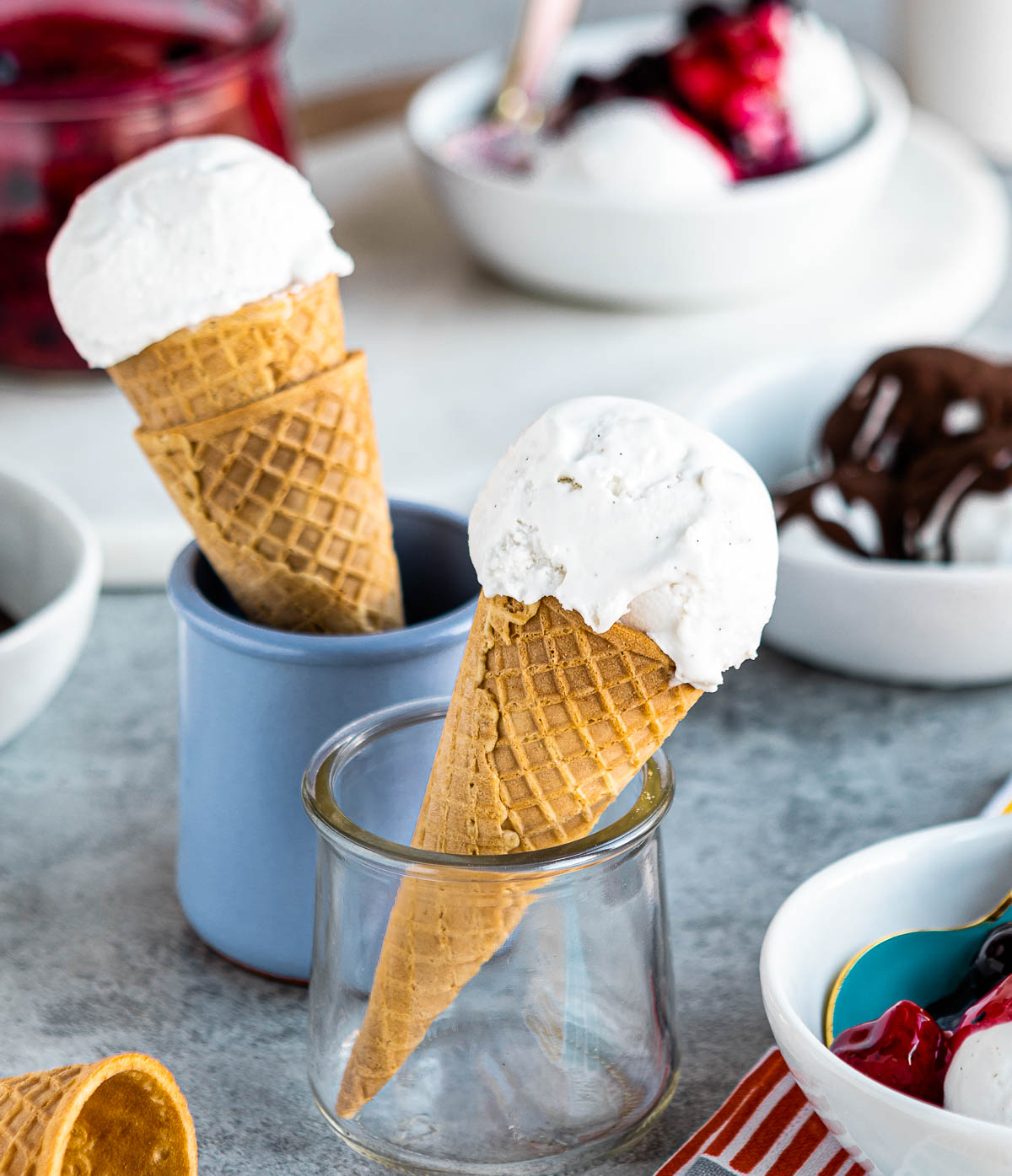 Homemade Vegan Waffle Cones and Bowls - Make It Dairy Free