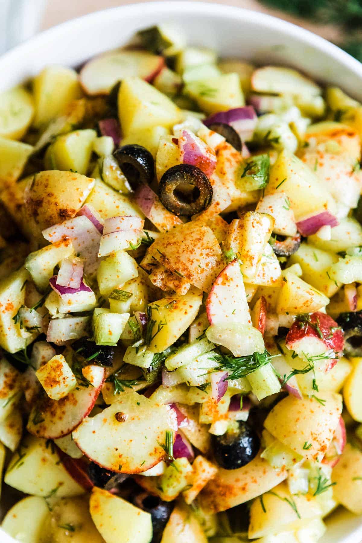 Vegan potato salad