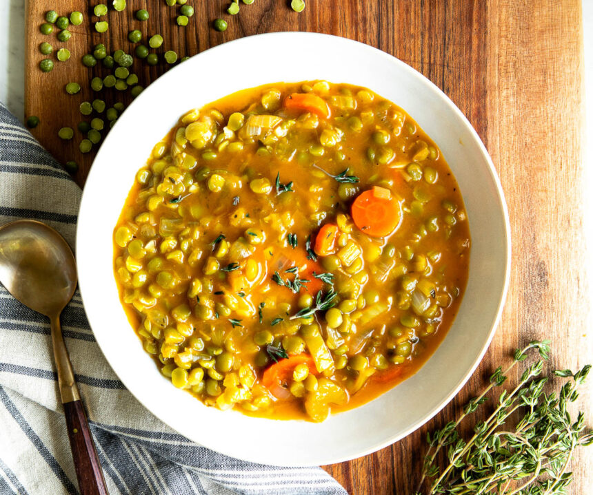 Vegetarian Split Pea Soup - Simple Green Smoothies