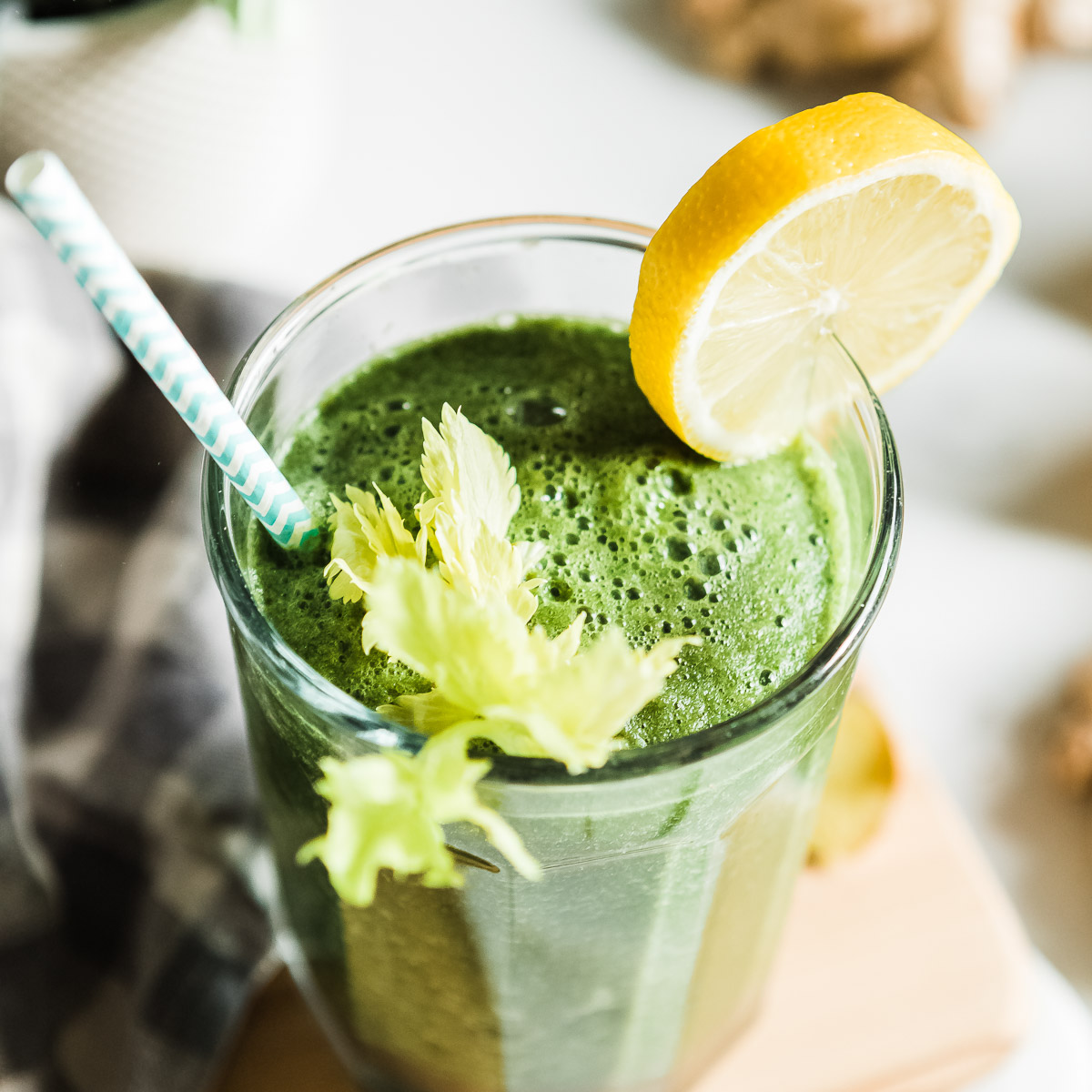 A glass of healthy veggie fruit smoothie