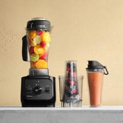 vitamix vx1 blender with citrus fruit